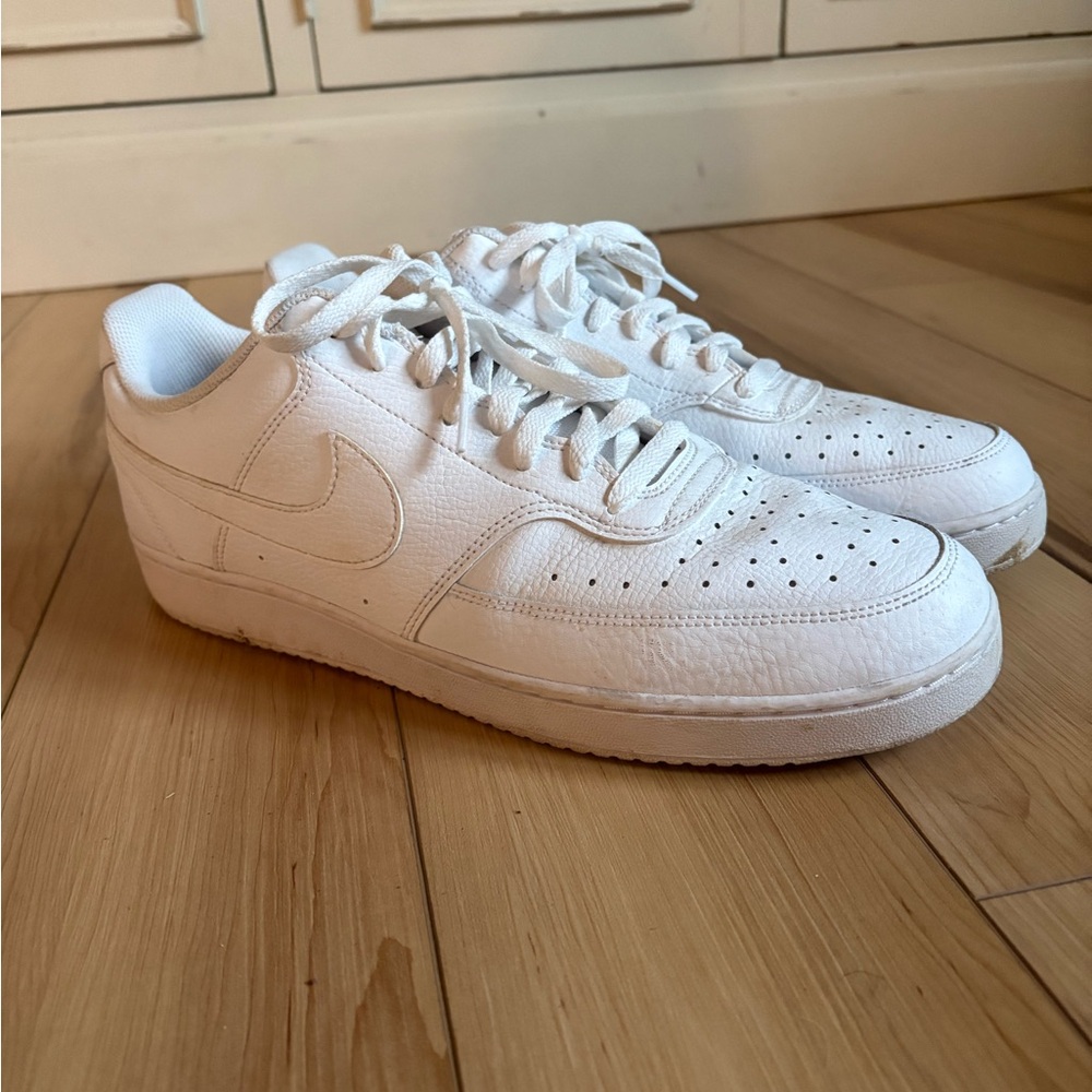 Nike Men's Classic White Leather Sneakers 13
